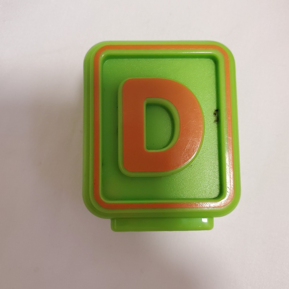 Vtech Alphabet Blocks Sit to Stand Train Replacement Block D / Doll